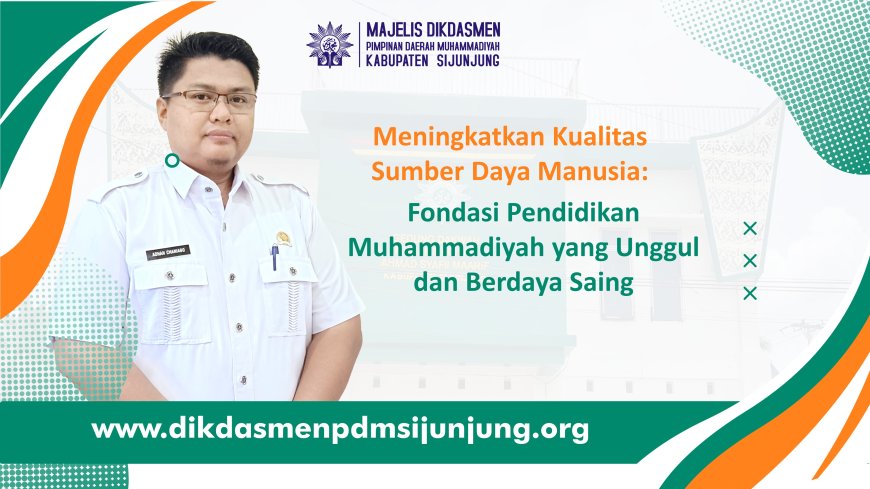 Meningkatkan Kualitas Sumber Daya Manusia: Fondasi Pendidikan Muhammadiyah yang Unggul dan Berdaya Saing