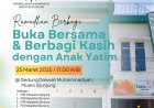 Ramadhan Penuh Berkah: PDM Sijunjung Gelar Buka Bersama & Berbagi Kasih dengan Anak Yatim