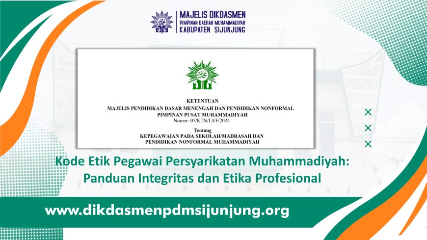 Kode Etik Pegawai Persyarikatan Muhammadiyah: Panduan Integritas dan Etika Profesional