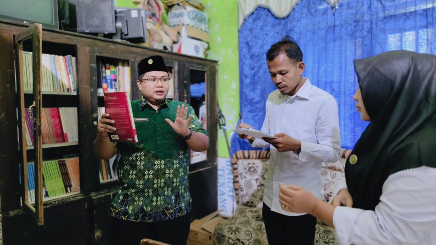 Majelis Dikdasmen PNF PDM Sijunjung Lakukan Visitasi Lapangan ke MA Muhammadiyah Koto VII