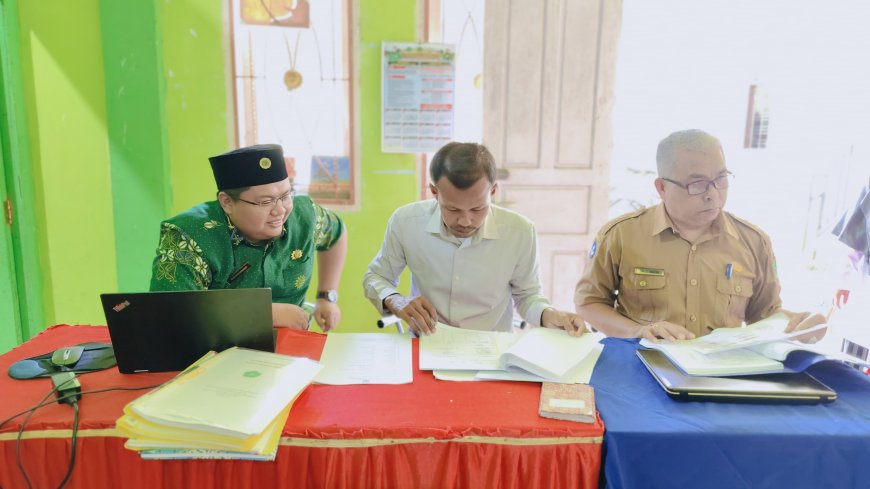 Majelis Dikdasmen PNF PDM Sijunjung Lakukan Visitasi Lapangan ke MA Muhammadiyah Koto VII