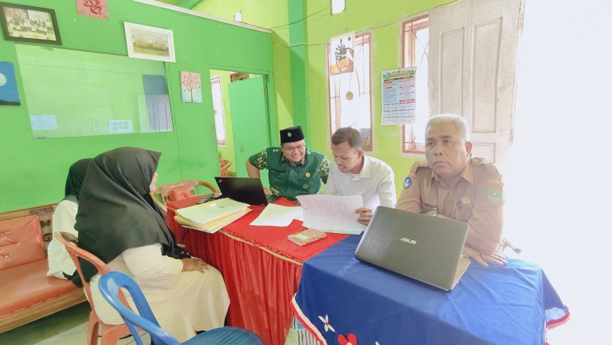 Majelis Dikdasmen PNF PDM Sijunjung Lakukan Visitasi Lapangan ke MA Muhammadiyah Koto VII