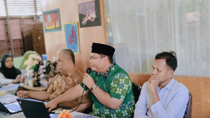 Majelis Dikdasmen PNF PDM Sijunjung Lakukan Visitasi Lapangan ke MTs Muhammadiyah Tanjung Ampalu