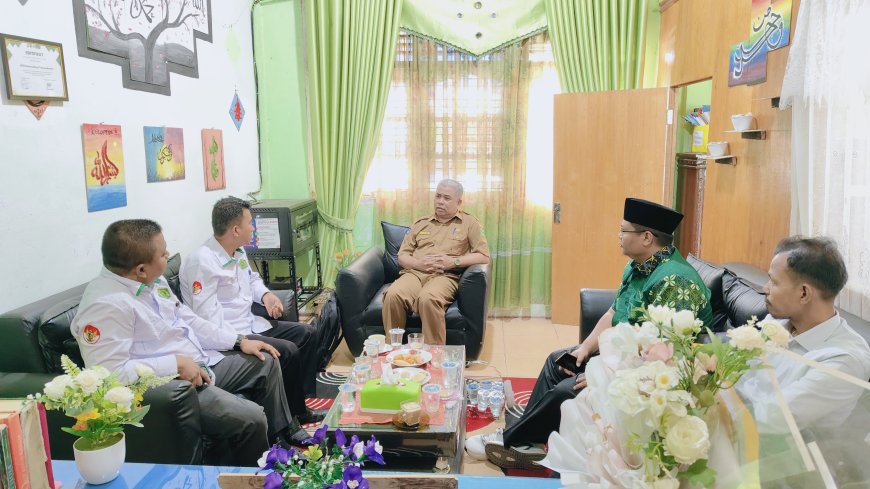 Majelis Dikdasmen PNF PDM Sijunjung Lakukan Visitasi Lapangan ke MTs Muhammadiyah Tanjung Ampalu