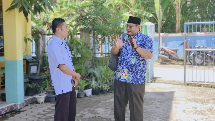 Majelis Dikdasmen PNF PDM Sijunjung lakukan Visitasi ke Madrasah Ibtidaiyah Muhammadiyah