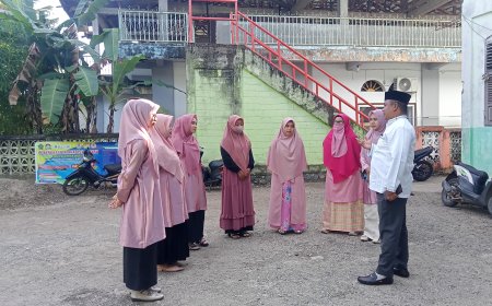 Briefing Pagi Bersama Majelis Guru, Persiapan Matang Menuju Uji Tahfiz Lima Sekolah di MA Muhammadiyah Koto VII