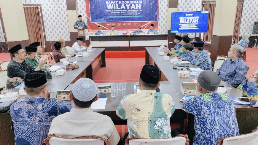 Rapat Koordinasi (RAKOR 2025) Majelis Dikdasmen dan PNF PWM Muhammdiyah Sumatera Barat