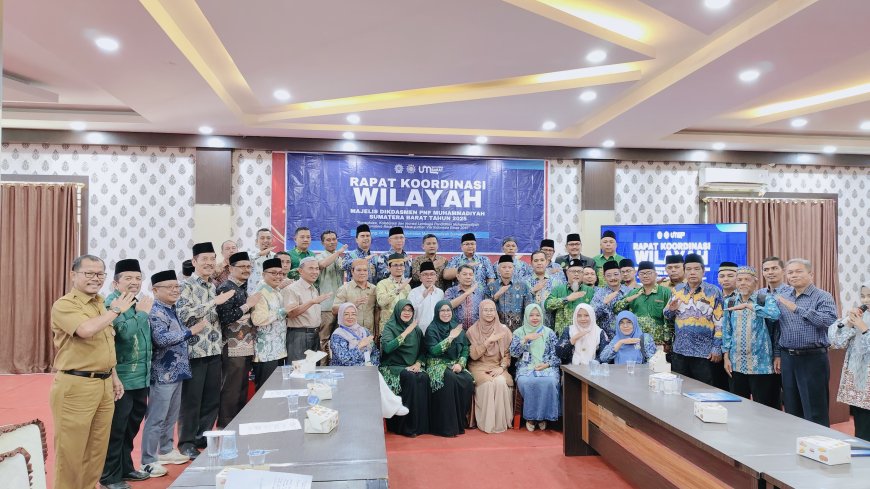 Rapat Koordinasi (RAKOR 2025) Majelis Dikdasmen dan PNF PWM Muhammdiyah Sumatera Barat