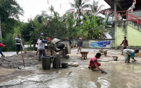 Gotong Royong Orang Tua dan Dukungan Lazismu, Bukti Cinta untuk MAS Muhammadiyah Koto VII