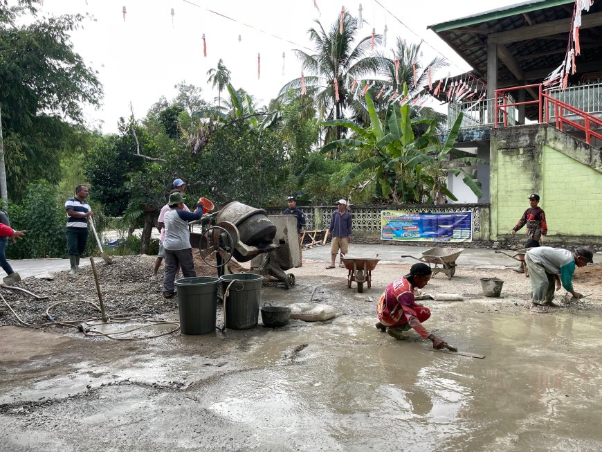 Gotong Royong Orang Tua dan Dukungan Lazismu, Bukti Cinta untuk MAS Muhammadiyah Koto VII