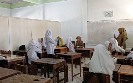 Sehatkan Generasi, Puskesmas Tanjung Ampalu Gelar Imunisasi HPV di MTs Muhammadiyah