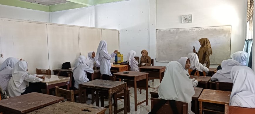 Sehatkan Generasi, Puskesmas Tanjung Ampalu Gelar Imunisasi HPV di MTs Muhammadiyah